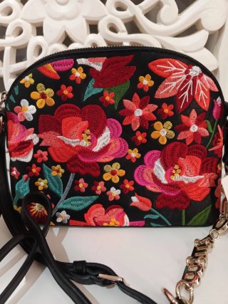 Bolso Desigual bordado flores