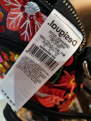 Bolso Desigual bordado flores