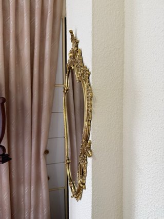 2 Espejos Bronce Dorado 70x41 cm