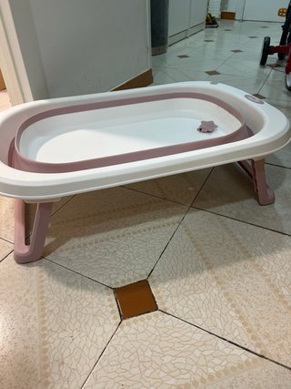 Bañera Plegable Rosa Bebé