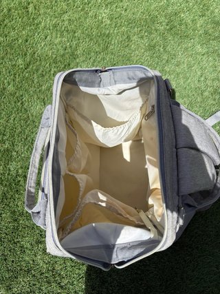 Mochila Pañalera Verolino Gris