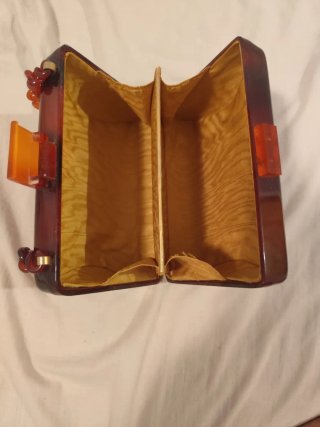 Bolso de mano rígido años 50
