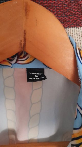 Camisa Estampada Manga Corta