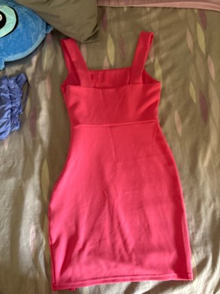 Vestido corto evento rosa