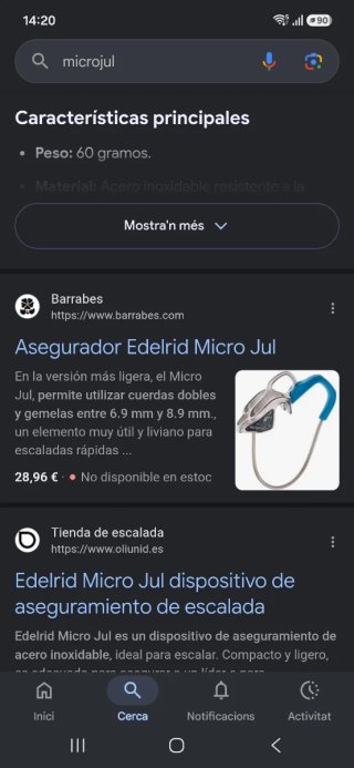 Asegurador escalada Microjul