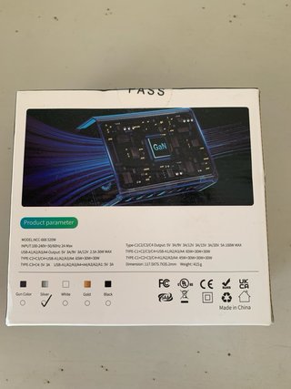 Cargador Rápido GaN 8 Puertos 520W