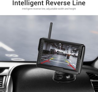 CÁMARA MARCHA ATRÁS INALÁMBRICA 5” IPS IP69