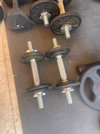Banco Gimnasio Completo + Barras y Pesas