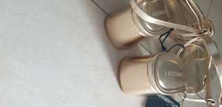 Sandalias Stradivarius Doradas