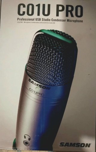 Micrófono Condensador USB Samson Gris
