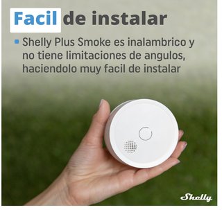 Shelly Plus Smoke Alarma Inteligente WiFi