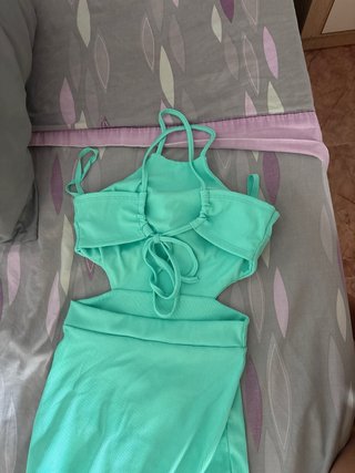 Vestido midi veraniego verde