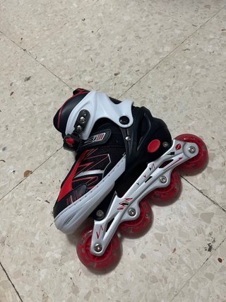 Patines, talla 35-38 con ruedas + LED, recambio...