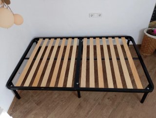 Somier Plegable Metal y Madera