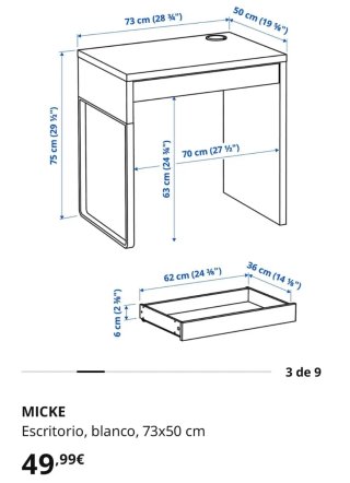 Scrivania Micke Ikea