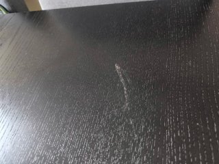 Mesa de comedor extensible negra Ikea
