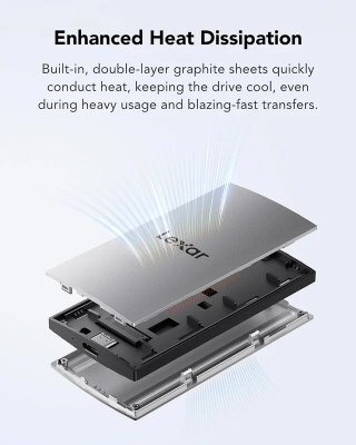 Lexar ES3 SSD Externo 1TB USB3.2