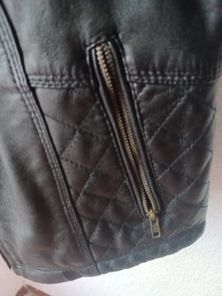 Cazadora piel mujer