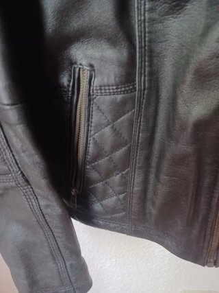 Cazadora piel mujer