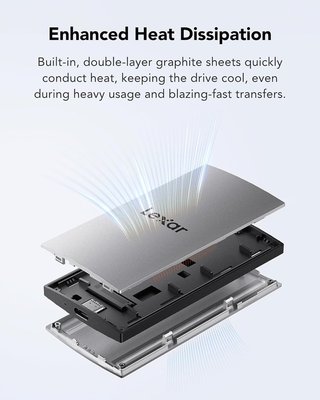 Lexar ES3 SSD Externo 1TB USB3.2