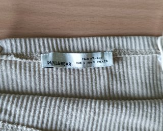 Top beige Pull & bear talla S