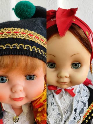 Pareja Muñecos Vintage Toyse y Berjusa