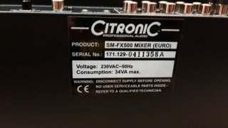 MESA DE MEZCLAS CITRONIC.2A OPORTUNITAT.