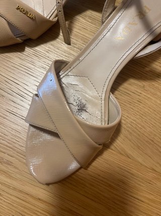 Sandalias Prada Beige Talla 38