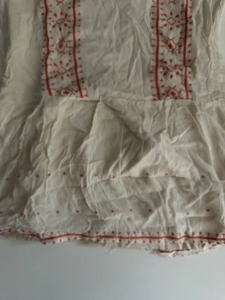 Blusa artesanal vintage bordada