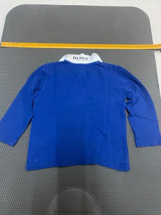 Polo Hugo Boss blu, taglia 4 anni