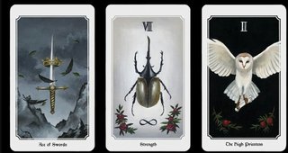 Mazo de Tarot con diseño de luna y estrellas