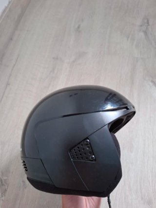 Casco de esquí infantil con funda de diseño de cat