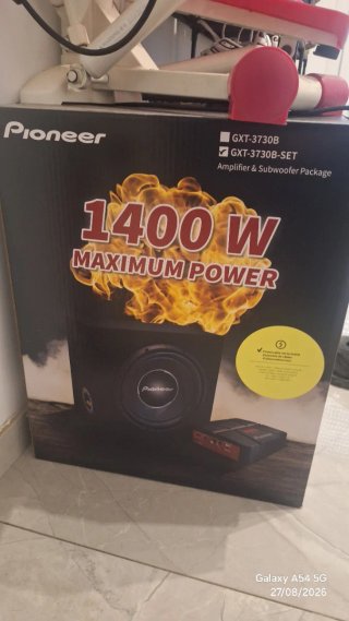 Pioneer GXT-3730B-SET Amplificador y Subwoofer