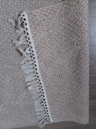 Tappeto in juta beige 2m x 80 cm