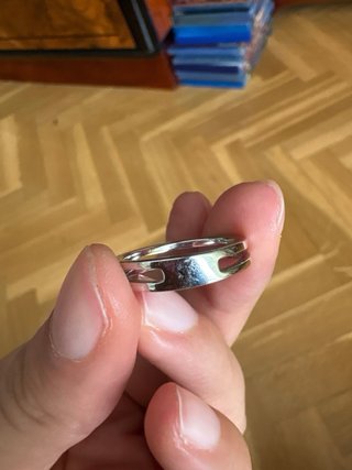 Anillo doble carril Time Road Plata de Ley 925