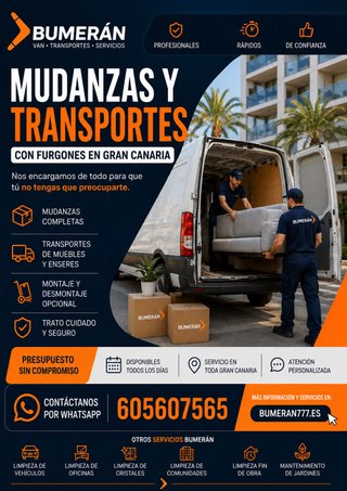 Servicios de mudanzas y transporte