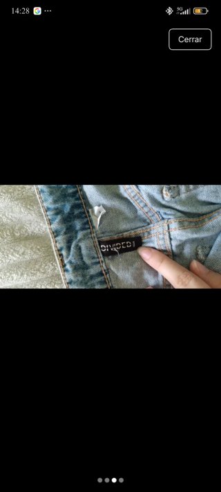 Pantalón vaquero ancho h&m talla S