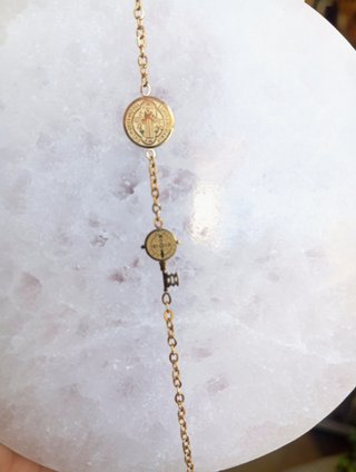 Pulsera Doble Protección Nudo Brujas y Metatron