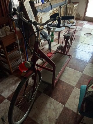 Bicicleta estática para correr
