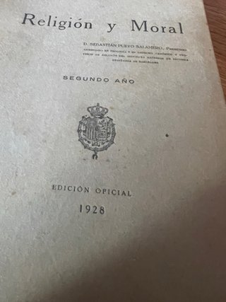 Religión y Moral 1928 – Edición Oficial Ministerio