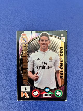 Cromo James Rodríguez balón de oro 2014-15