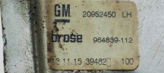 ELEVALUNAS TRASERO IZQUIERDO OPEL INSIGNIA BERLIN