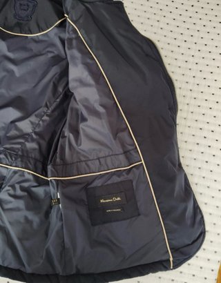 Chaqueta Massimo Dutti acolchada azul