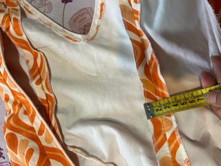 Traje flamenca naranja espalda descubierta