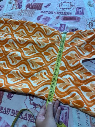 Traje flamenca naranja espalda descubierta