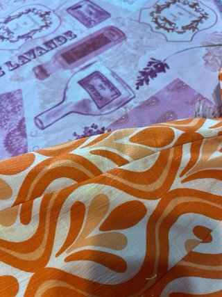 Traje flamenca naranja espalda descubierta