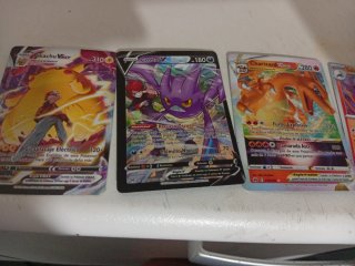 Pikachu VMAX, Crobat V, Charizard V ASTRO