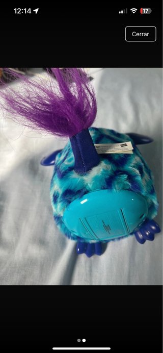 Furby Peluche Azul y Morado