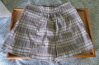Falda pantalón de cuadros talla S Bershka nuevo