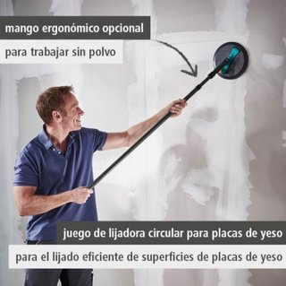 Wolfcraft Lijadora circular manual ø225 mm y mango